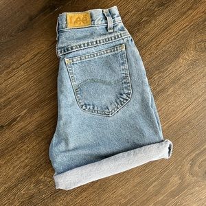 Vintage Lee High Rise Shorts